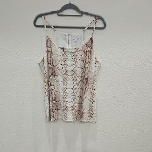 Bar III Brown Tan Sleeveless Fitted Camisole
